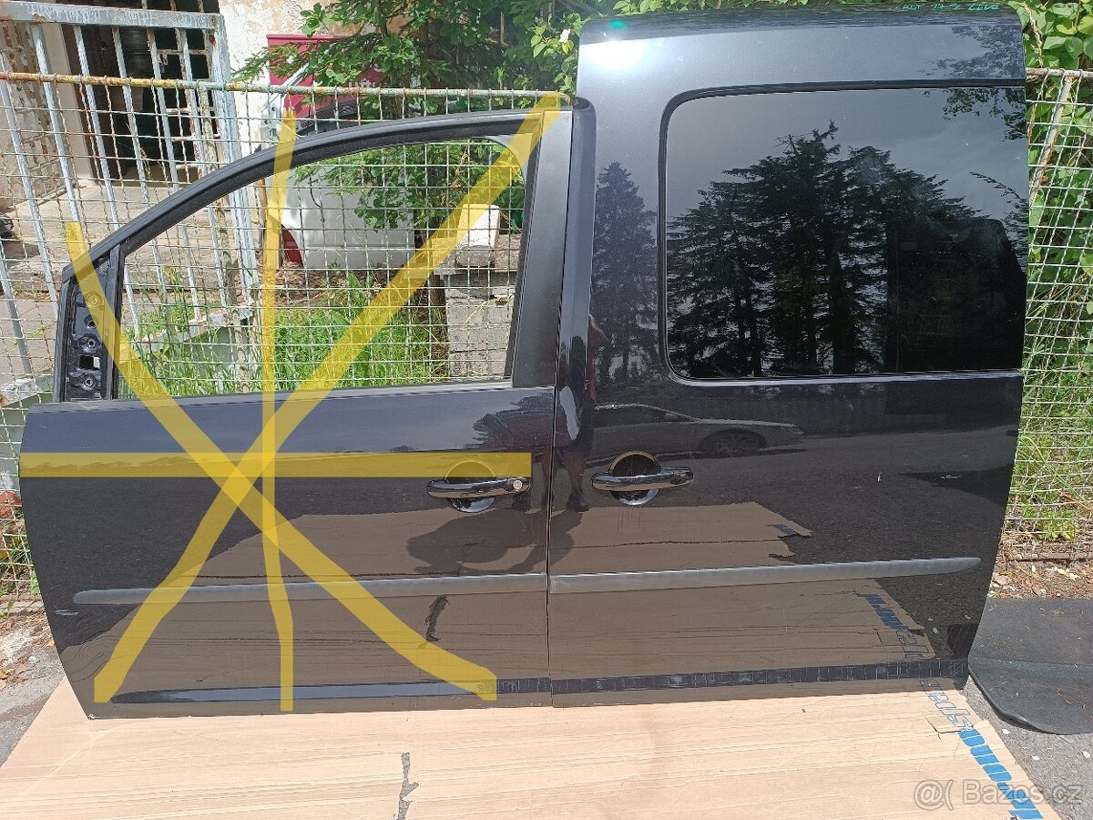 VW Caddy Maxi - boční dveře, šoupačky, zpětné zrcátko - 8