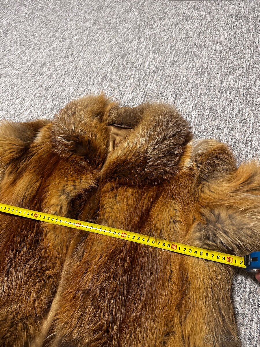 Kožich z pravé kožešiny liščí - 8