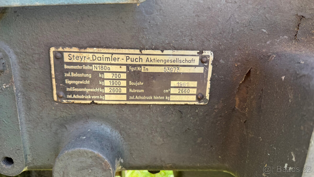 Steyr-Daimler-Puch N180a (traktor, veterán) - 8