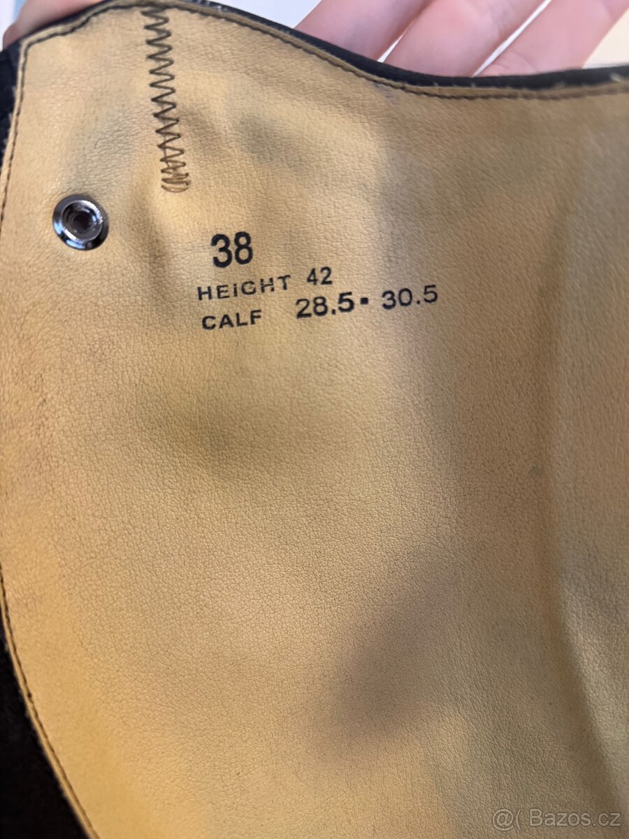 Vysoké jezdecké boty HKM - 8