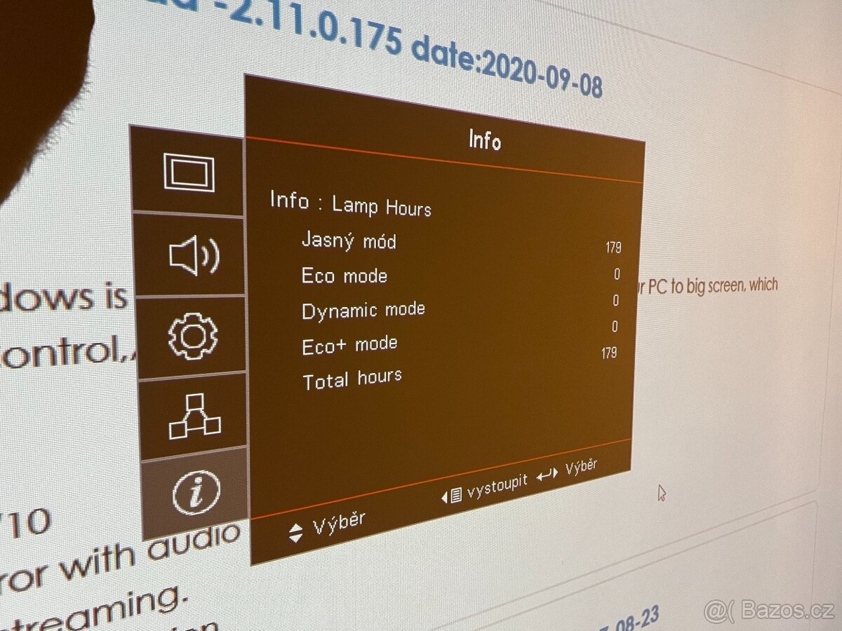 Projektor Optoma EH461, FULL HD, 5000ANSI, 3D, - 8