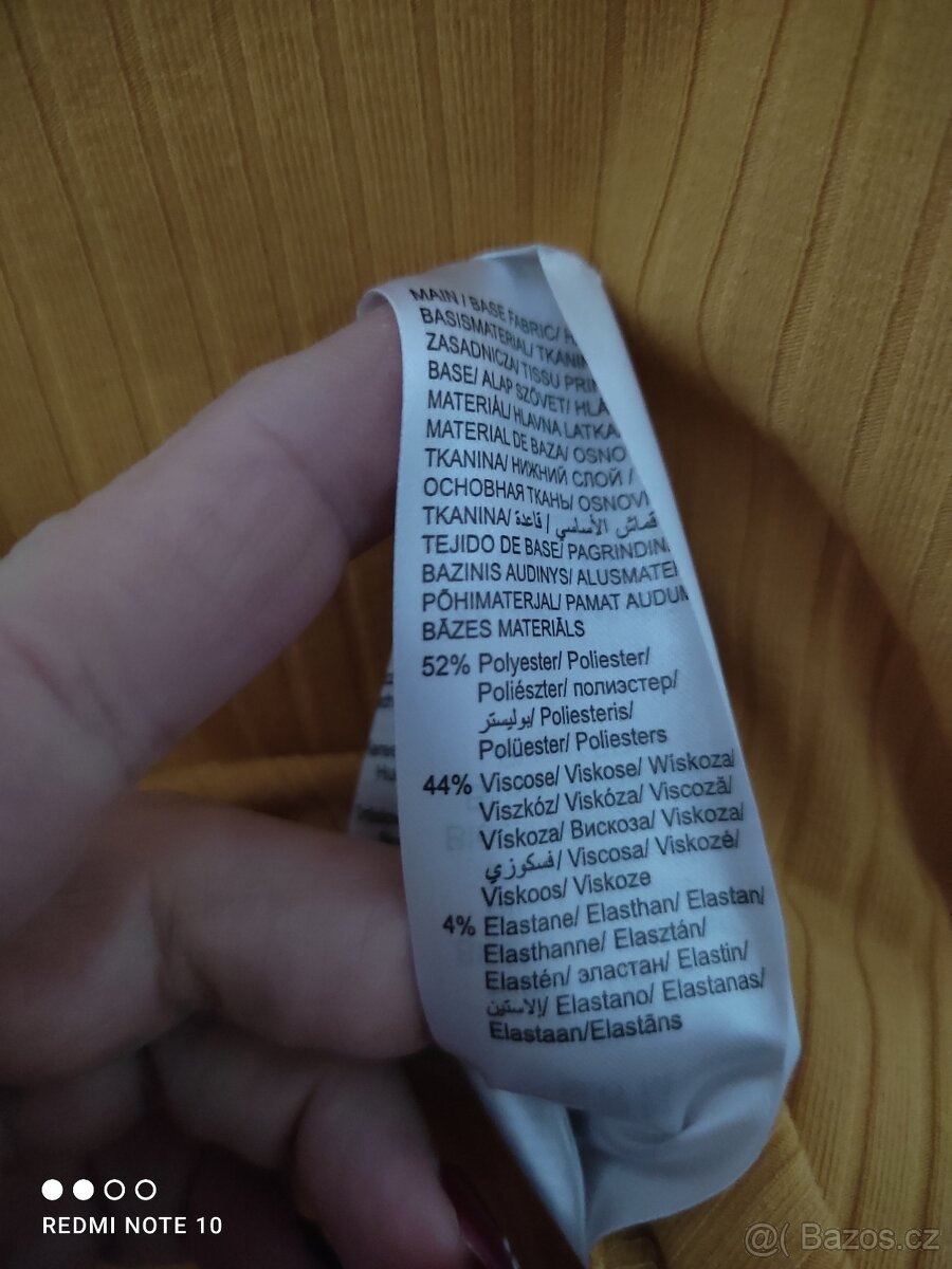 ORSAY-crop top horčicové tričko - 8