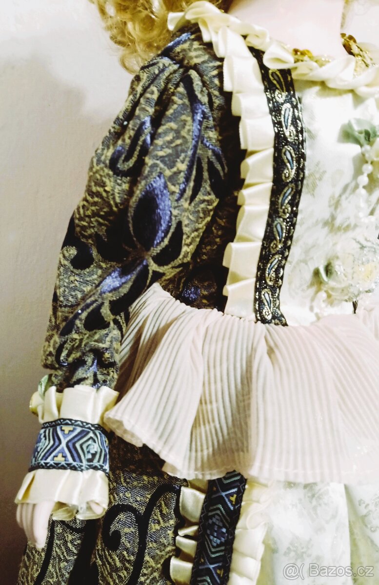 NEPOUŽÍVANÁ PORCELÁNOVÁ PANENKA, 68 CM - 8