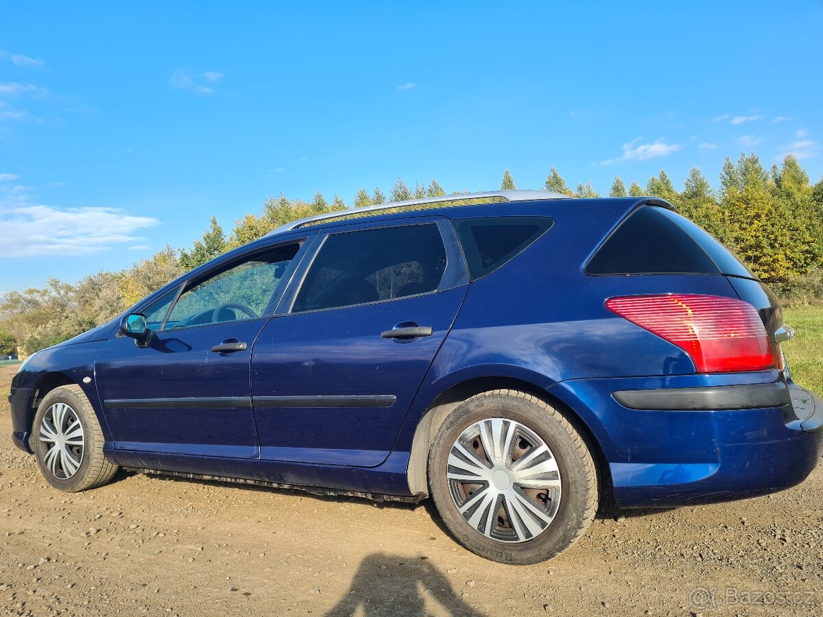 Peugeot 407 SW LPG 2.0 100kw,,bez koroze,Polokůže - 8