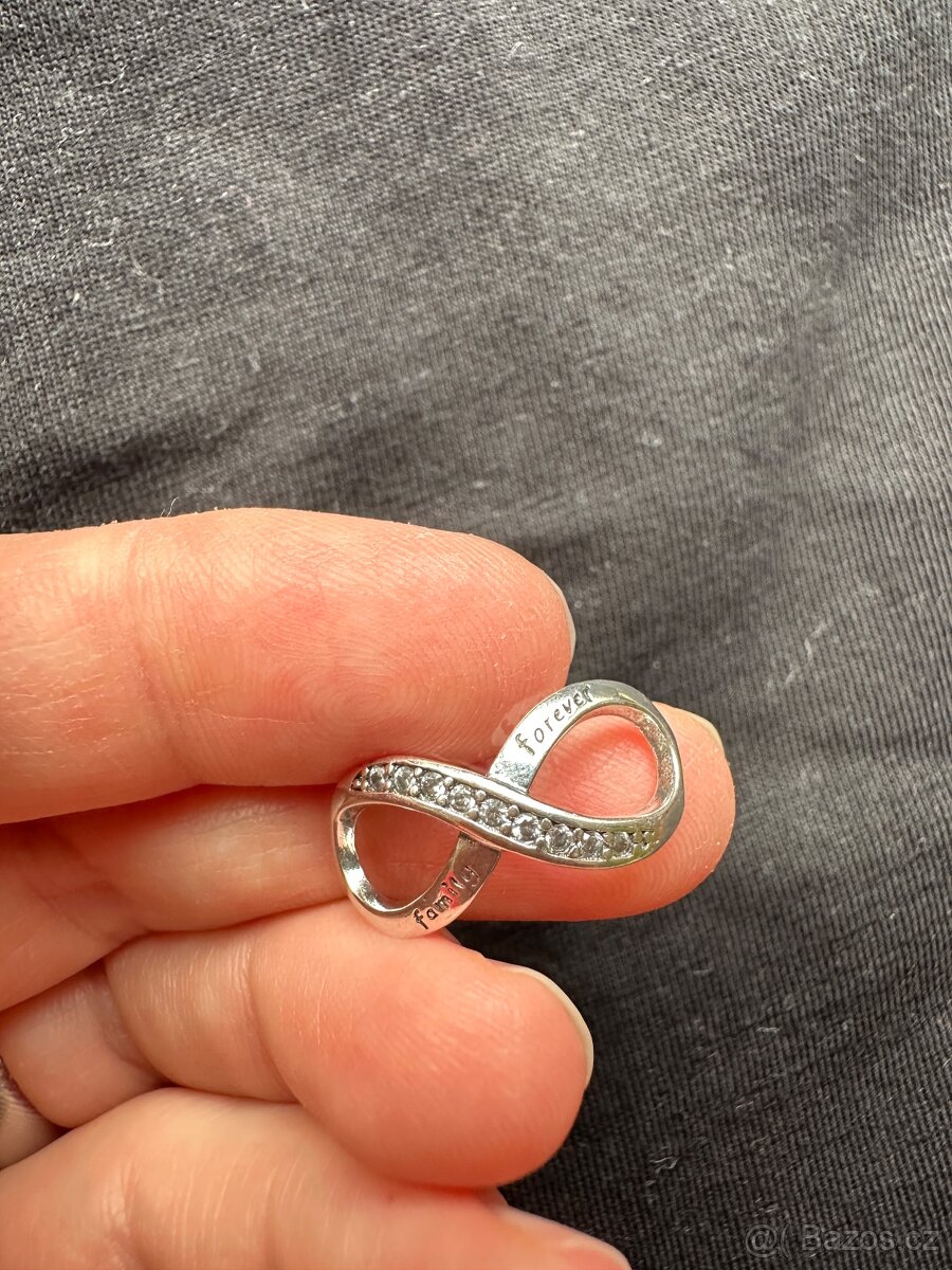 Nekonečno Family Forever přívěsek na Pandora náramek - 8