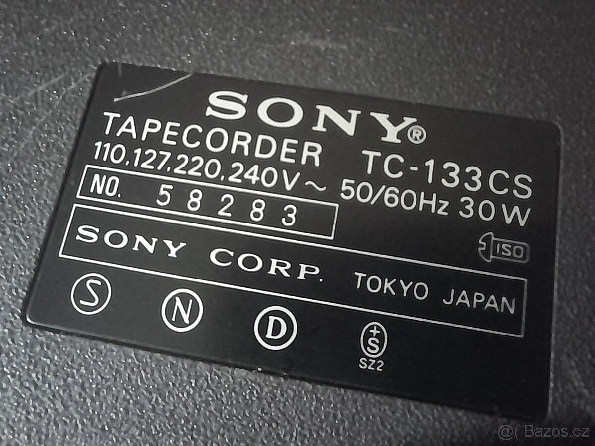 Kazeťák Sony TC-133 CS 1972' - 8