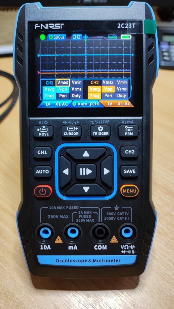 Osciloskop/multimetr/generátor FNIRSI 2C23T NOVÝ - 8