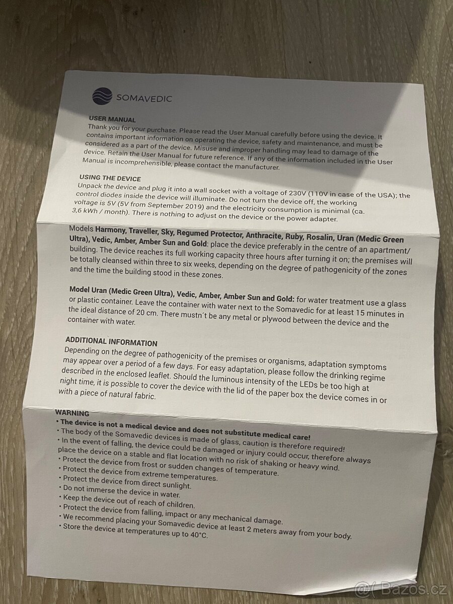 Somavedic Amber – nový - 8