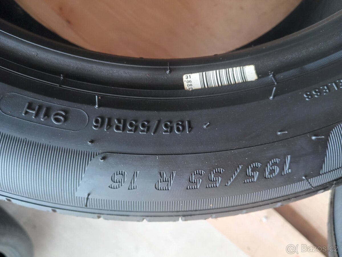 Sada nových letních pneu 195/55/16.Michelin. - 8