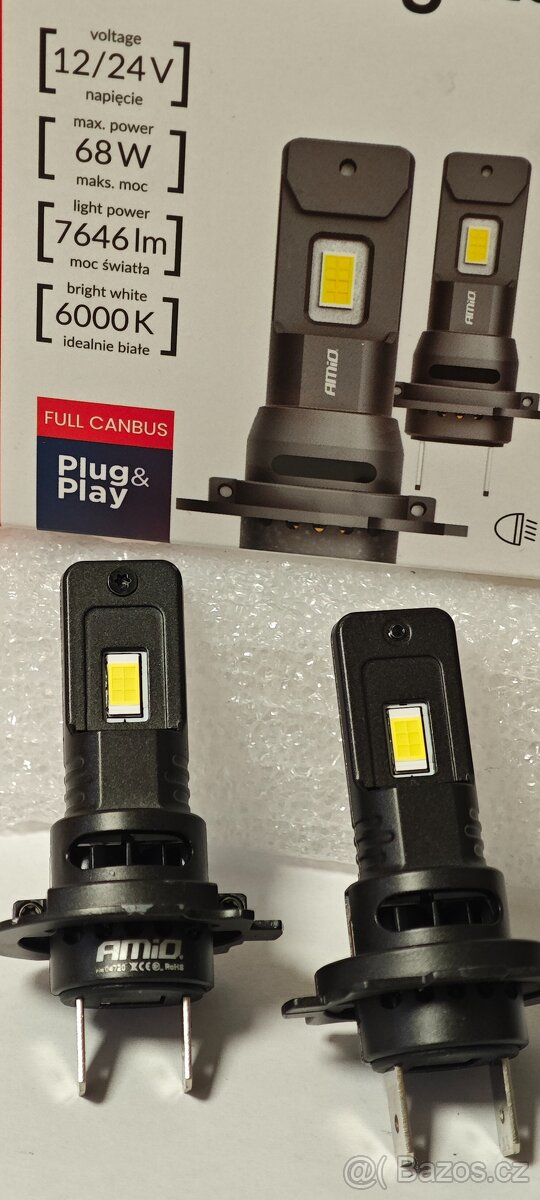 LED žárovky H7 F25 FULL CAN-BUS, 6000K, 7646 LM, 2KS - 8