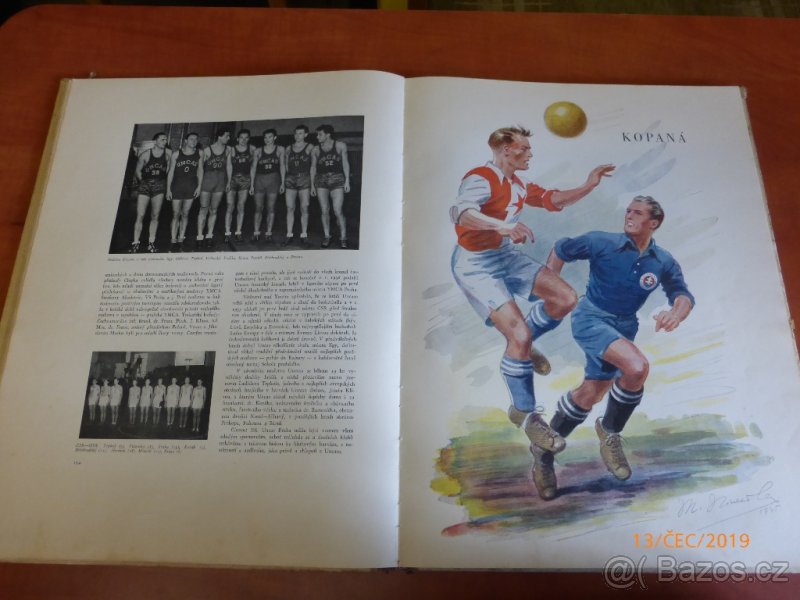 VELKÁ KNIHA O SPORTU -1.vyd.1947 // ilustr. M.NIEDERLE - 8