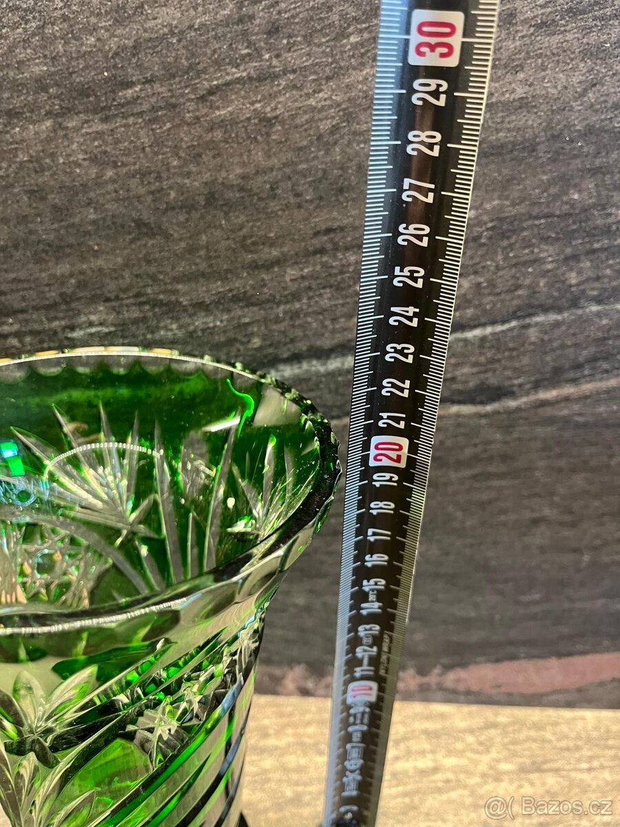 Skleněná váza a mísa asi ceasar crystal - 8