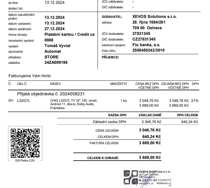 Android smart TV zn-CHIQ 32" - záruka do 13.12.2026 - 8