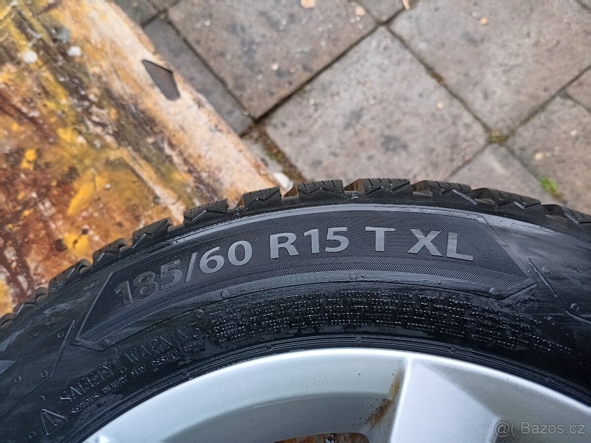 ALU kola zimní 185/60 R15 na ŠKODA Fabia3, Rapid - 8