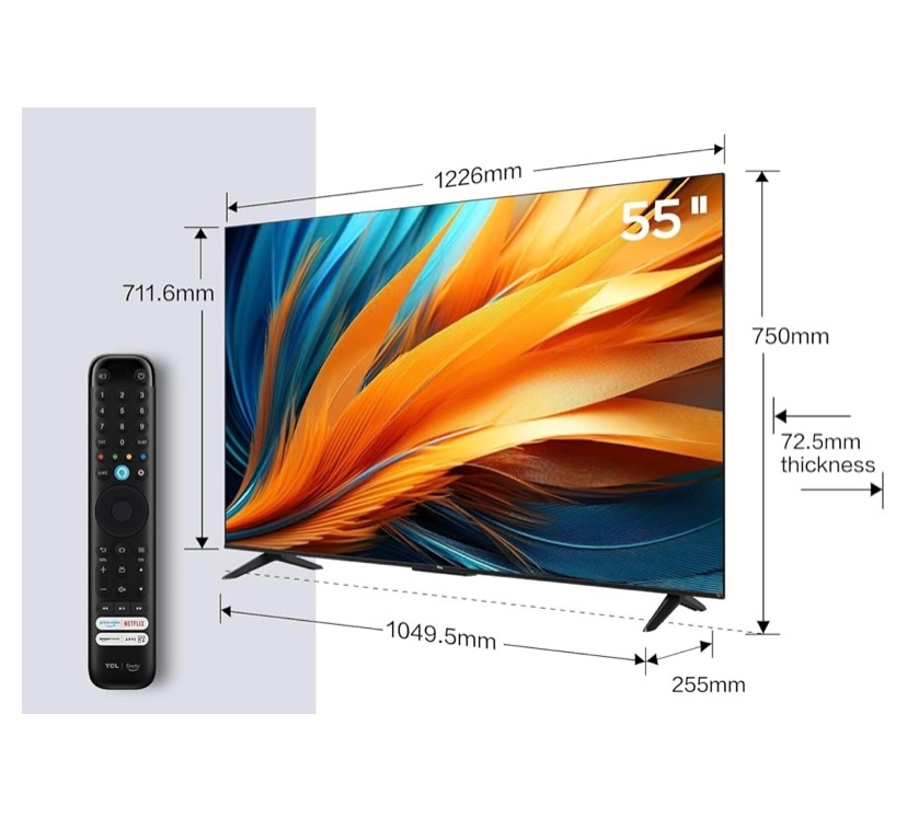 Zánovní televize TCL 55PF650, 139 cm, 4K Smart LED Fire TV - 8