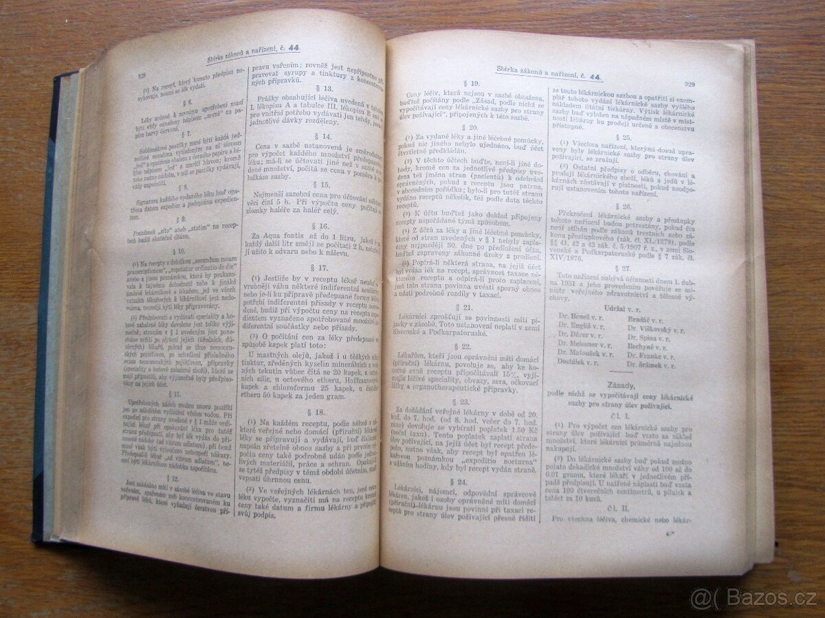 Sbírka zákonů a nařízení 1931 – prodej sbírky starých knih. - 8