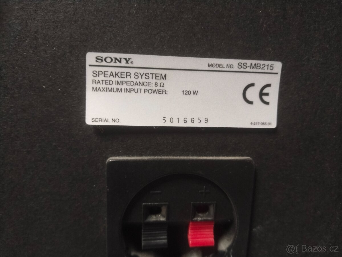 Sony SS-MB215 regálové reproduktory - 8