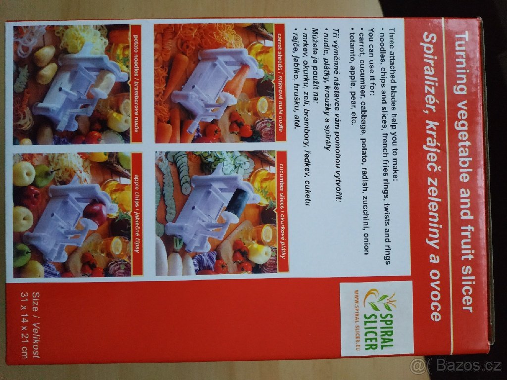 Spiralizer na zeleninu zn. Spiral Slicer - 8