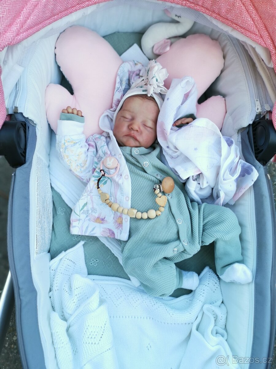 Krásná reborn holčička z kitu Levi - 8