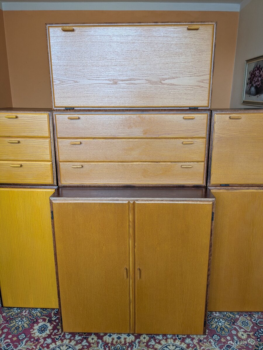 Dřevěná obývací stěna / sestava - 8