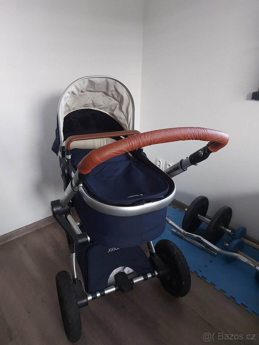 Kočárek modrý JOOLZ + autosedačka vajíčko - 8