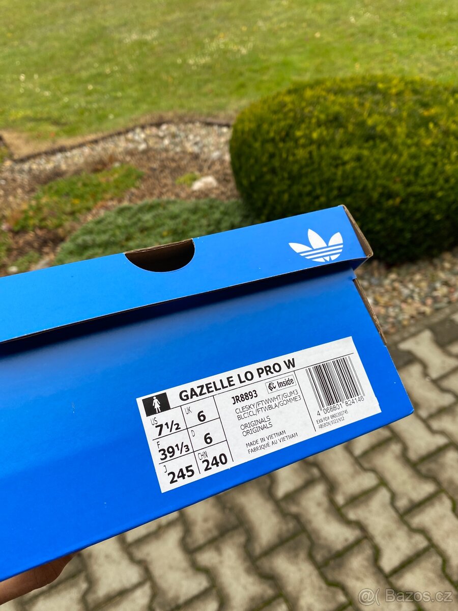 🩵 Adidas Gazelle Lo Pro Sky Blue - 8