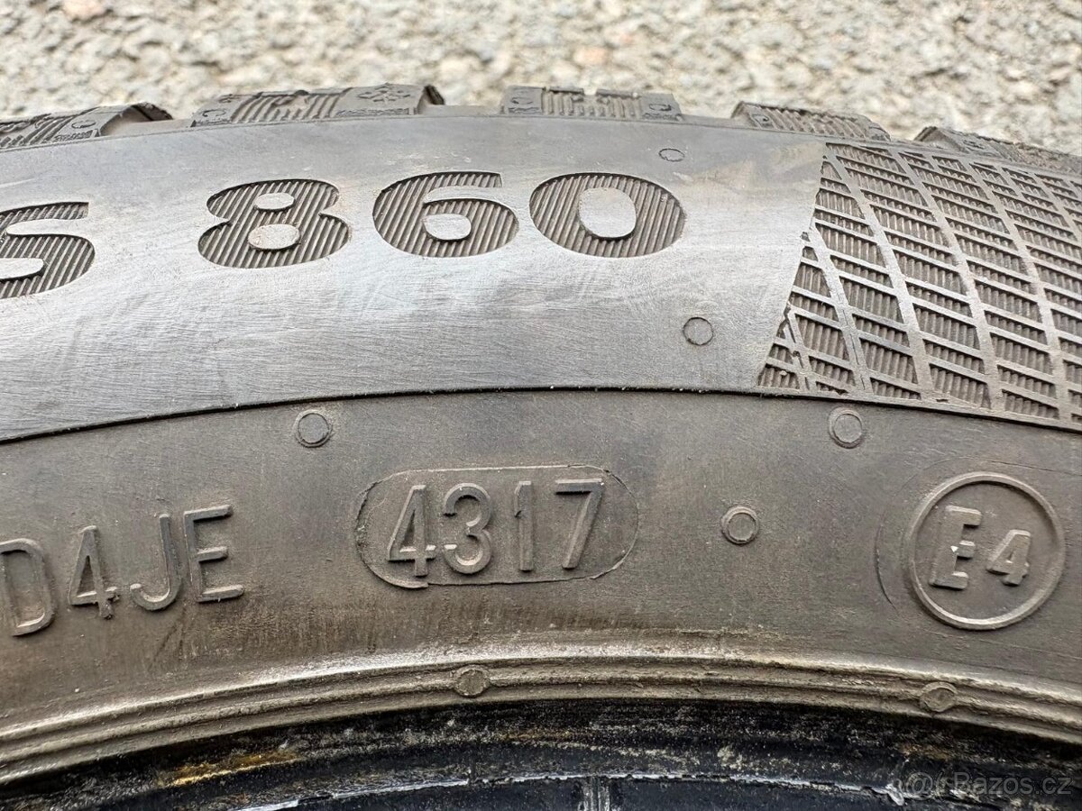 4x zimní 185/55 R15 82T zn. CONTINENTAL - 8