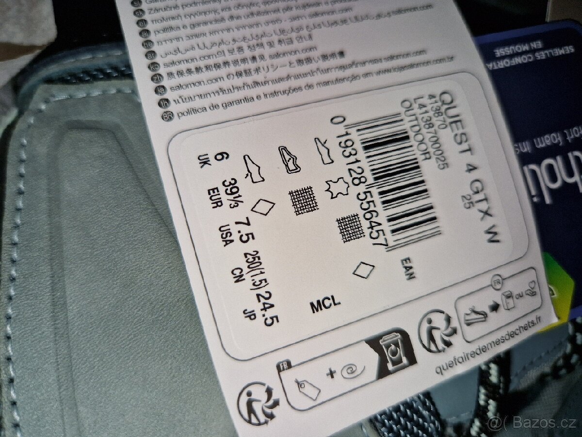 Damske boty salomon Quest 4 GTX - 8