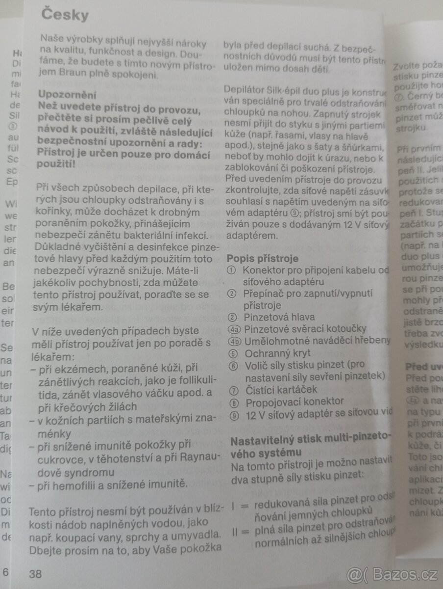 Epilátor Braun Silk-epil duo plus EE10 - 8