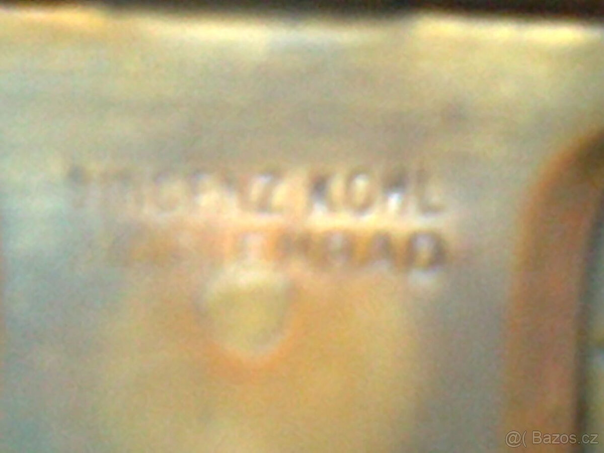 lodní kufr, 2ks, rámy obrazu, selský stůl se šuplíky - 8