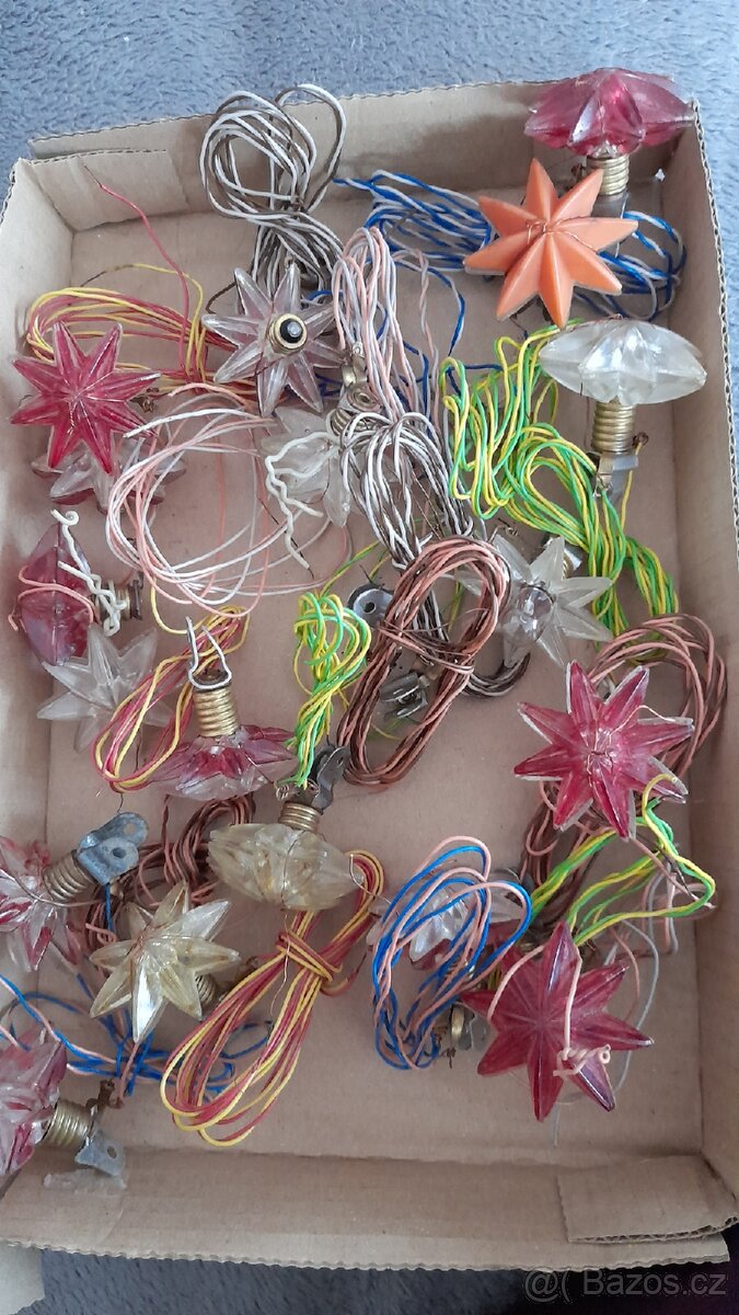 Retro vánoční světýlka na stromek - 8