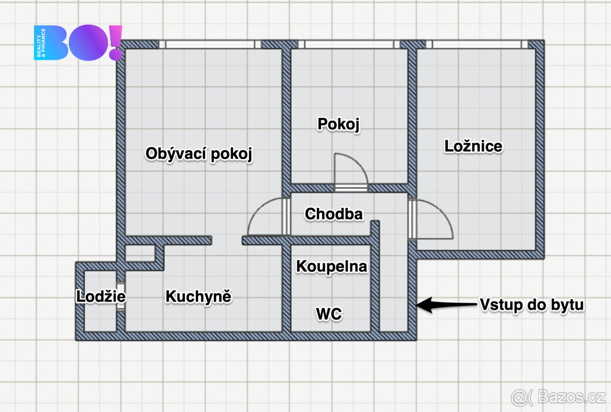 Prodej bytu 3+1, 59 m², ul. Výškovická, Ostrava - jih Zábřeh - 8