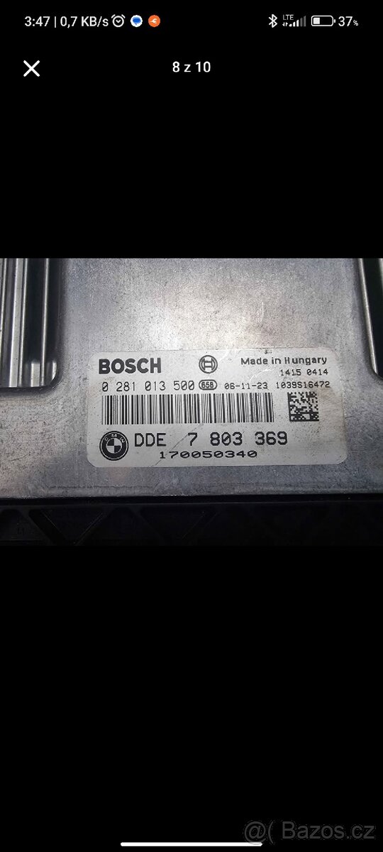 Díly BMW E60/E61 ( CAS, DDE, MASK, LM, SFZ, ABS... - 8