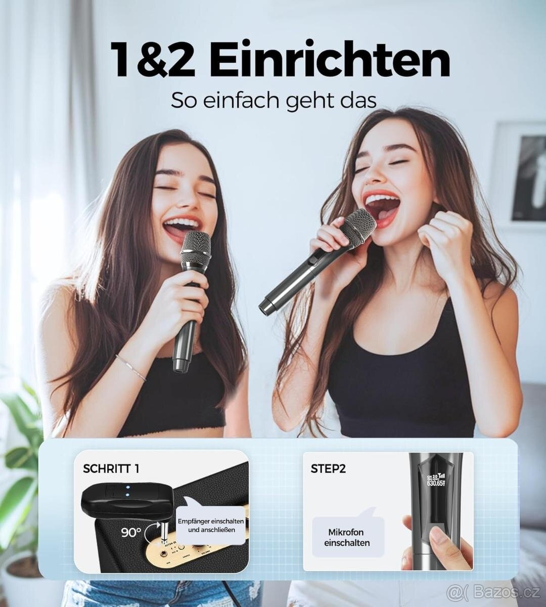 Bezdrátové mikrofony MAILANGSHI Model: G59 - 8