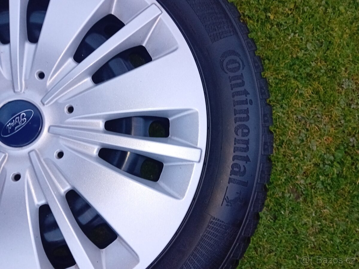 Prodám zimní kompletní sadu plech. kol - 8