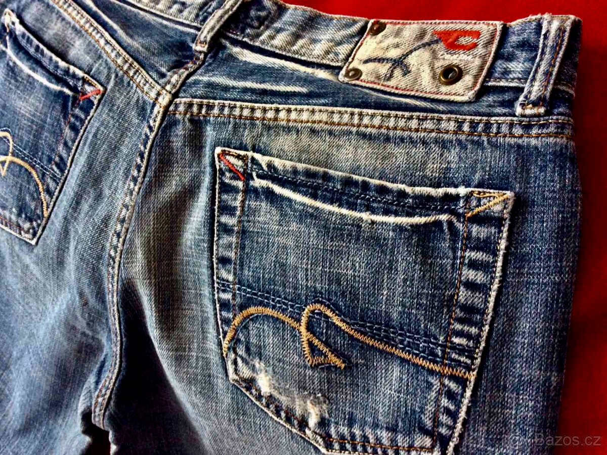 Dámské značkové džíny, vel. 29-32. - 8
