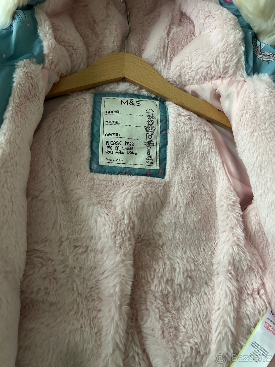 Dívčí zimní bunda zn.M&S - 8