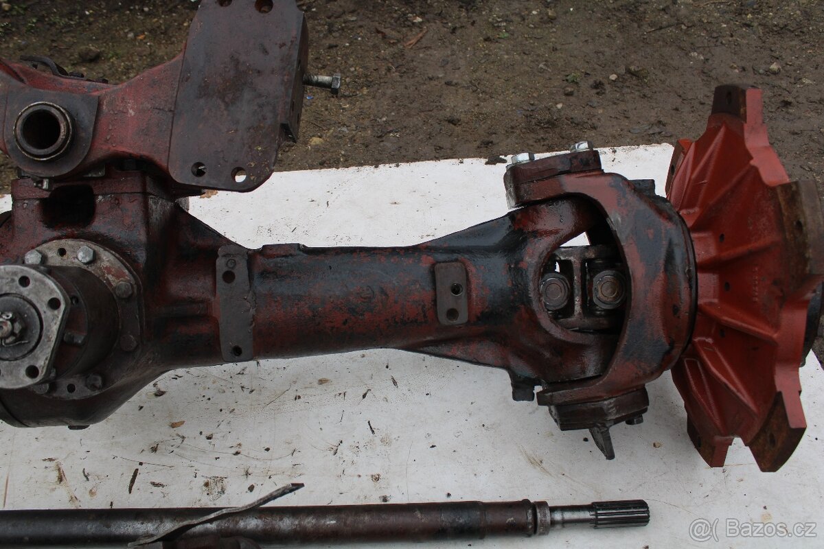 Zetor 7245 přední náprava převodovka kola kardan šrouby - 8
