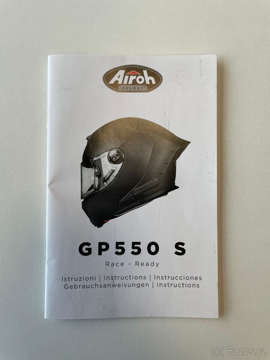 AIROH GP 550S VENON - (bílá/černá/fluo) - 8