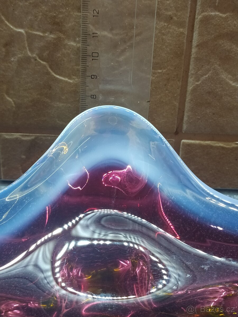 Mísa po mamince - hutní sklo - 8