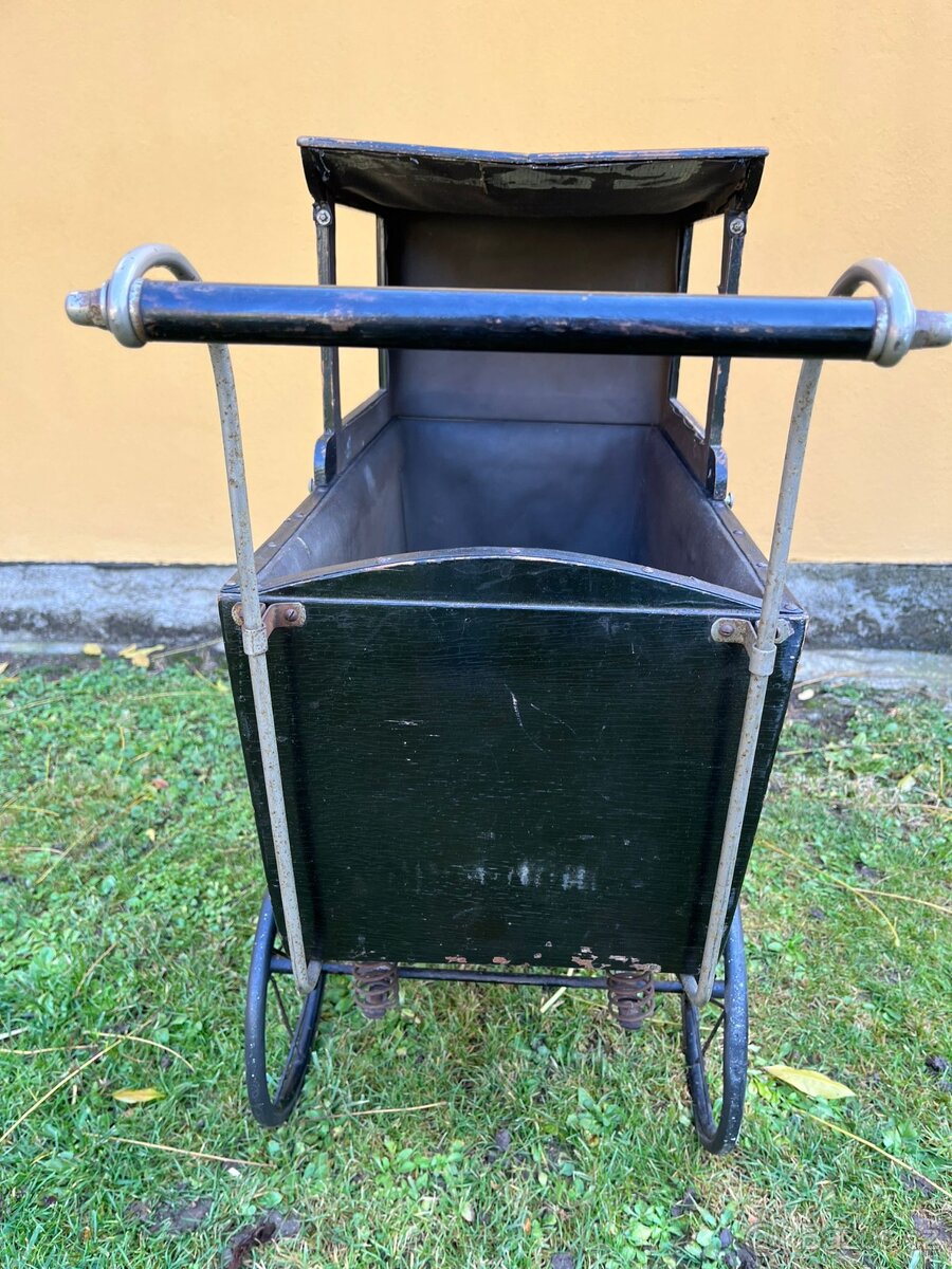 Starožitný kočárek pro panenky - autíčko č. 2 - 8