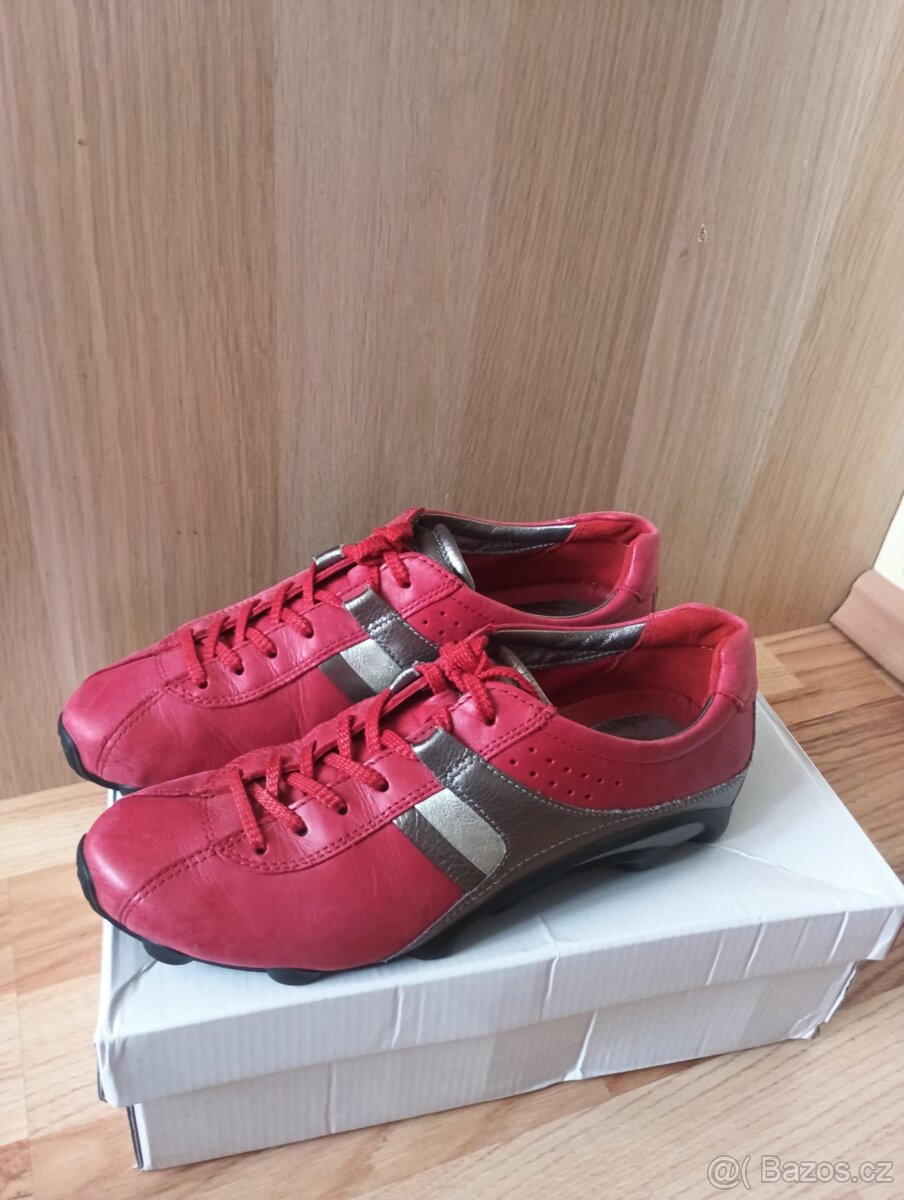 Dámské kožené boty ECCO- nenošené, vel. 38 - 8