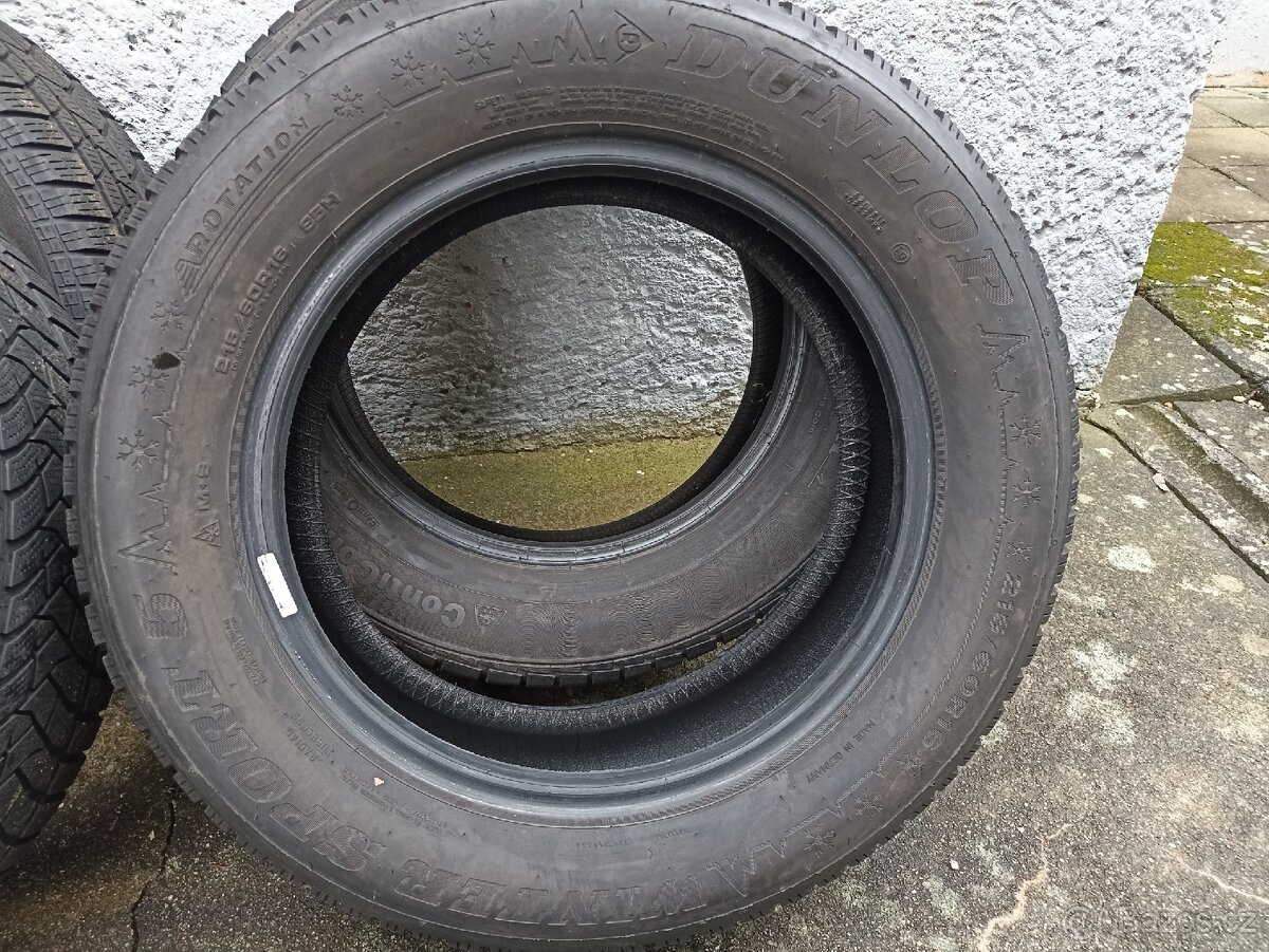 Zimní pneumatiky Continental, Dunlop - 8