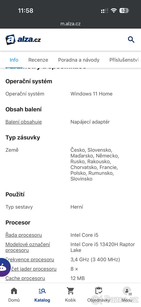 Herní PC Acer Nitro N20-100 - 8