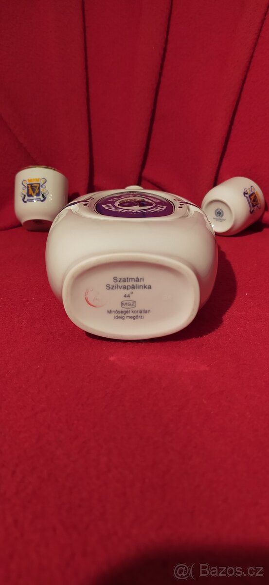 Porcelánová sada na alkohol - Hollóháza - 8