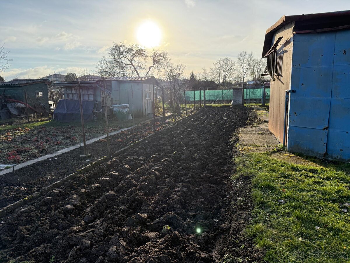 Zahrada Hulín 438 m² – elektřina, studna, bouda, pergola - 8