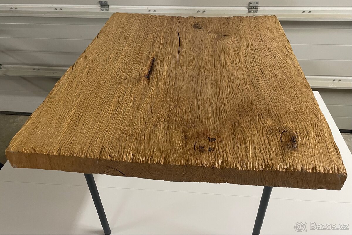 Stolek z masivu Dub - 8