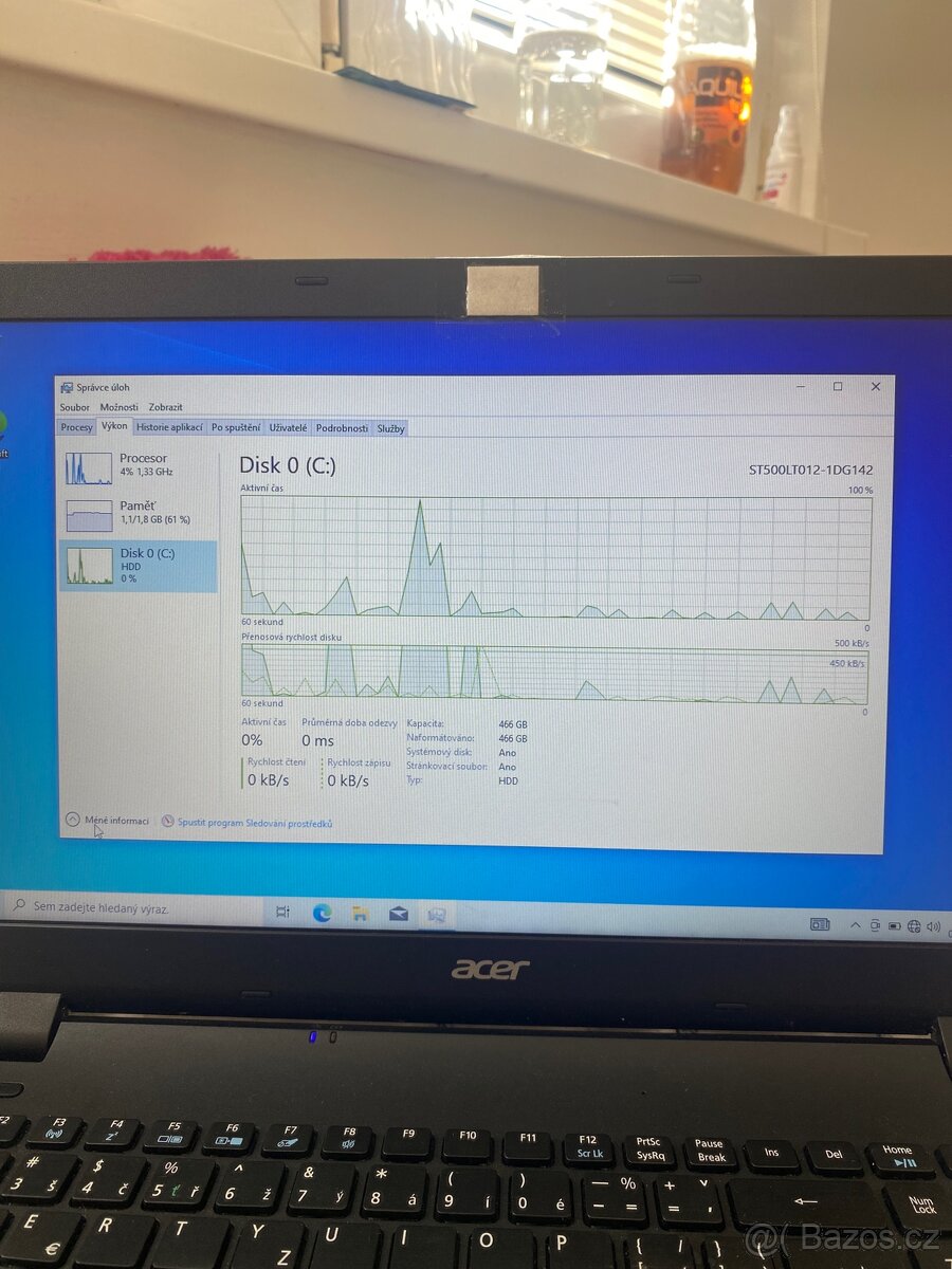 Acer Černý N15W4 Notebook - 8