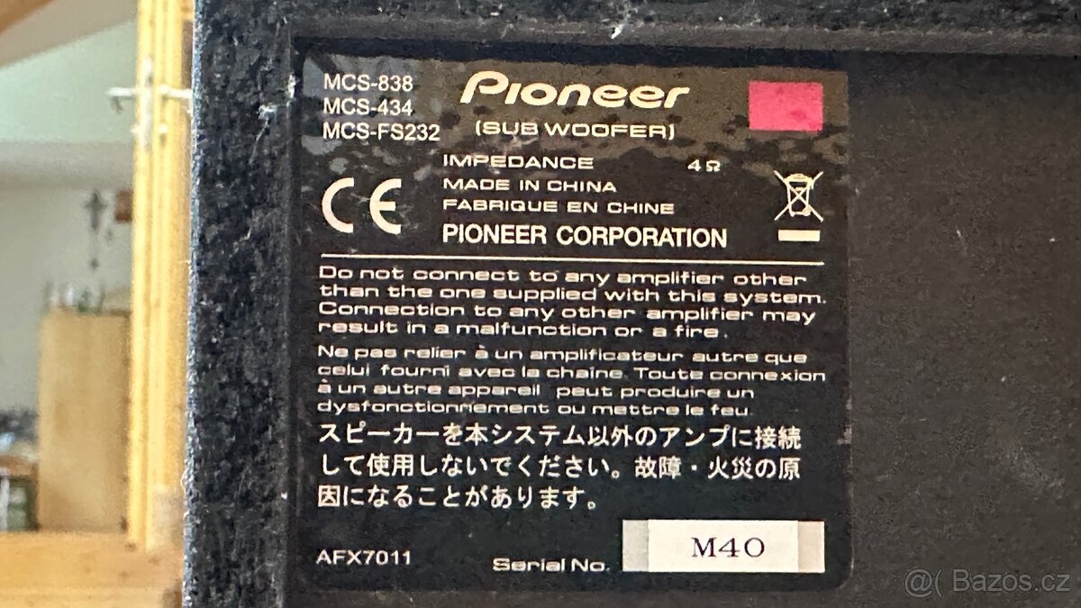 Domácí kino Pioneer MCS-FS232 – 2.1 systém - 8