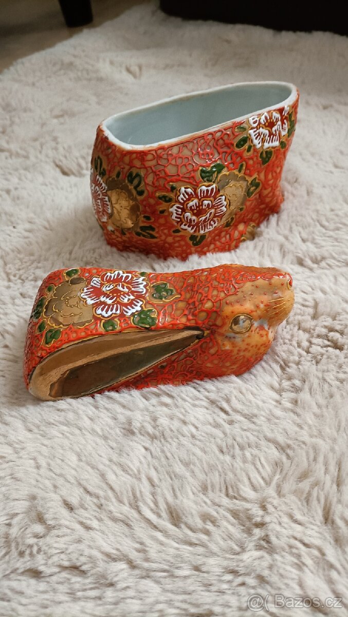 Šperkovnice, porcelán, dóza, starožitnosti - 8